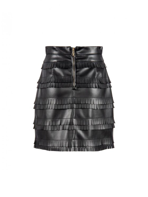 NENETTE NENETTE Minigonna grinta Nero Regular Fit