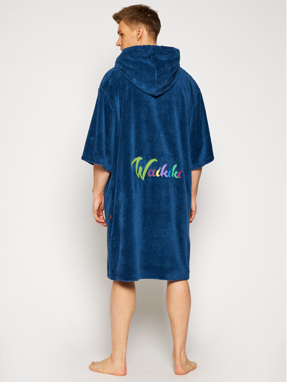Poncho Poncho Blu Regular Fit