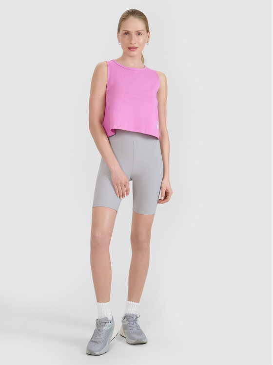 4F 4F Szorty sportowe MIDSHOP TEXTILE Szary Slim Fit