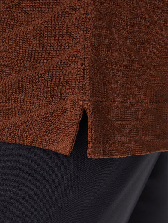 BOSS BOSS Polokošeľa C-Prout 180_AM 50565174 Hnedá Regular Fit