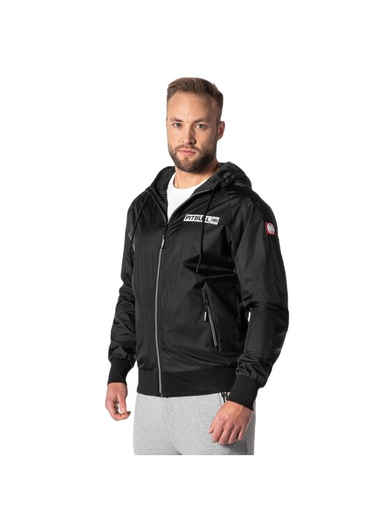 PITBULL PITBULL Kurtka przejściowa Kurtka Czarny Regular Fit