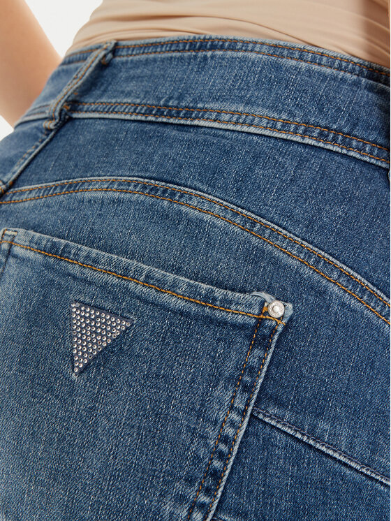 Guess Guess Traperice W4BA34 D592C Tamnoplava Skinny Fit