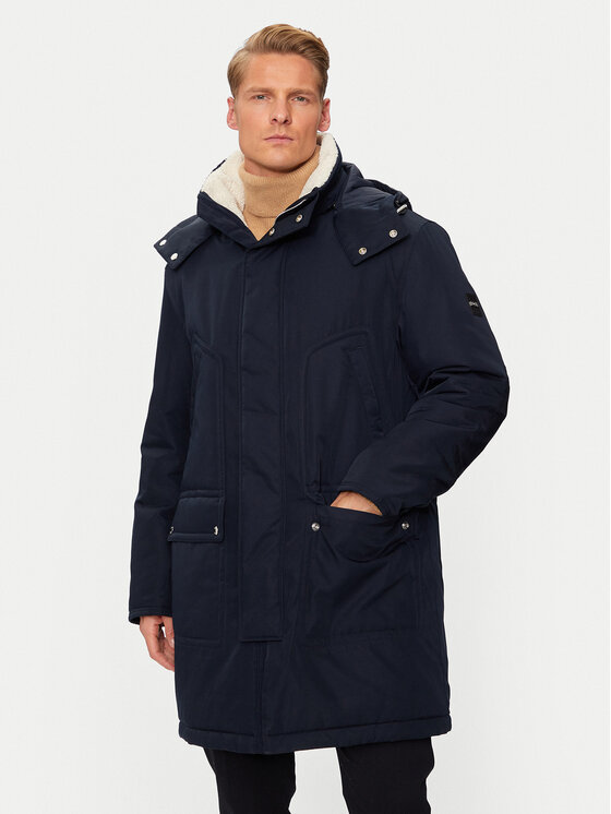 Boss Parka H-Coyan 50524964 Tamnoplava Regular Fit