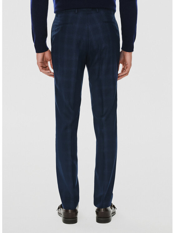 Pako Lorente Pako Lorente Spodnie garniturowe P24WF-6G-013 Granatowy Slim Fit