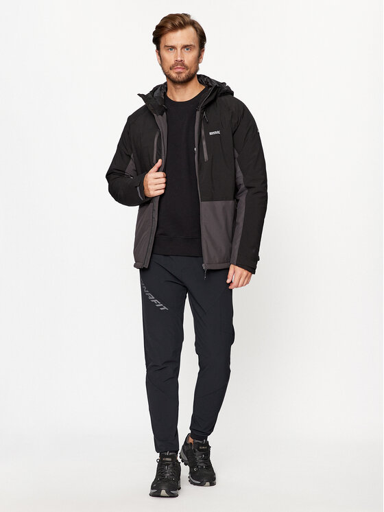 Regatta Regatta Kurtka zimowa Highton Str III RMP344 Czarny Regular Fit