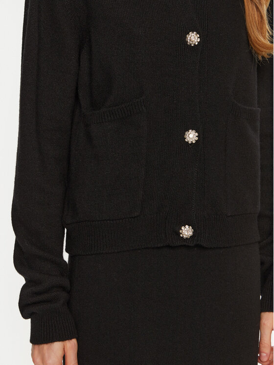 ViCOLO ViCOLO Strickjacke 77100S Schwarz Regular Fit