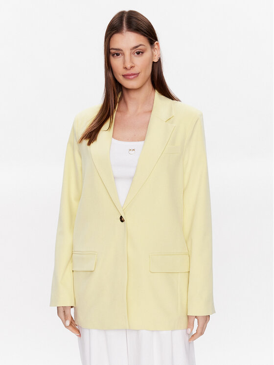 Moss Copenhagen Moss Copenhagen Sakoi Fanilla 17263 Žuta Regular Fit