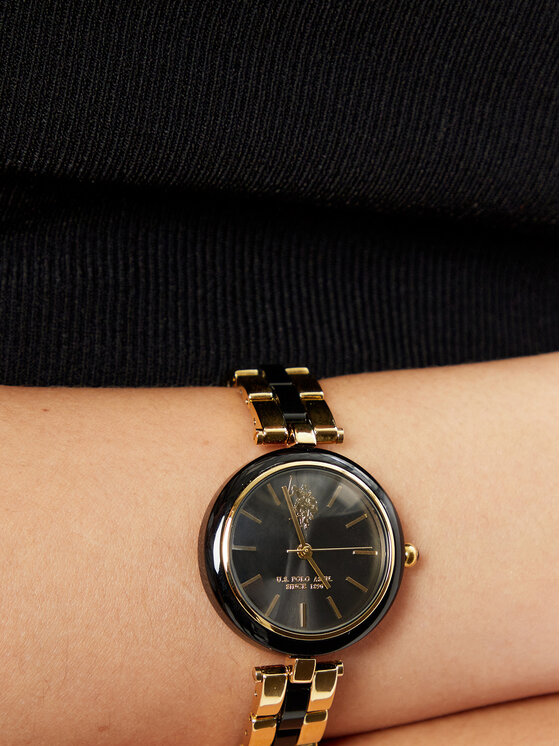 U.S. Polo Assn. U.S. Polo Assn. Часовник USP8362BK Златист