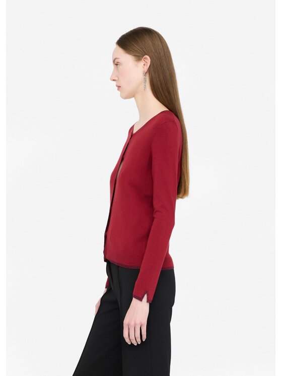 Liu Jo Liu Jo Cardigan MF5225MS49I91650 Rosso Regular Fit