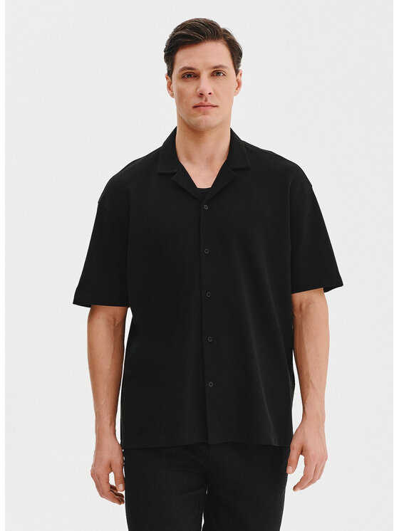 Pako Lorente Pako Lorente Koszula P25SF-1K-008 Czarny Classic Fit