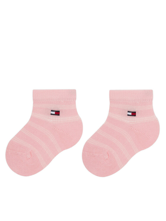 Tommy Hilfiger Tommy Hilfiger Set di 3 paia di calzini corti da bambini 701236342 Rosa