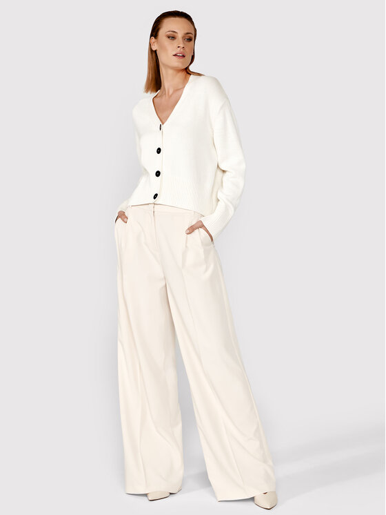 Simple Simple Kardigan SWD005 Beež Regular Fit