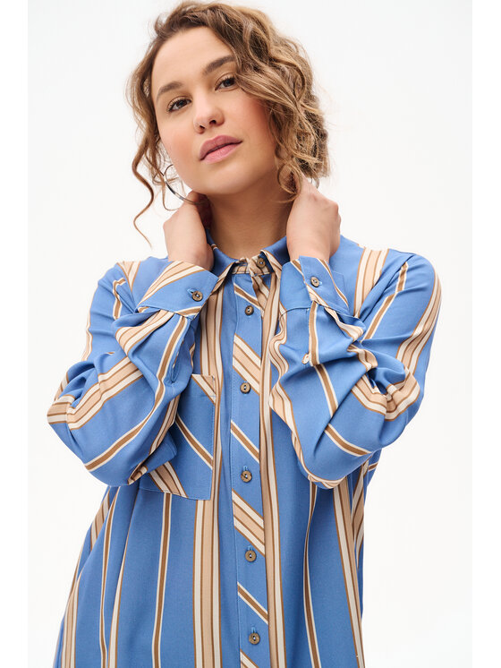 blue shadow blue shadow Koszula Zoe Niebieski Regular Fit