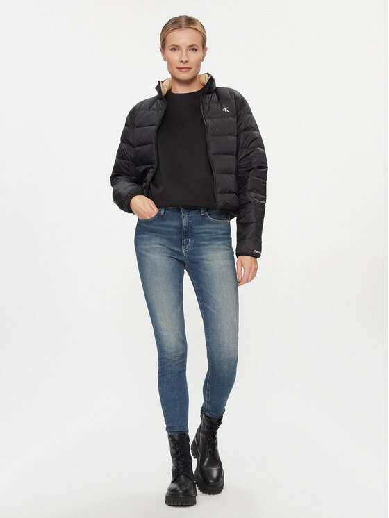 Calvin Klein Jeans Calvin Klein Jeans Μπουφάν πουπουλένιο J20J222585 Μαύρο Regular Fit
