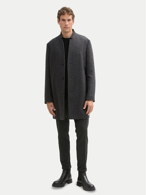 Tom Tailor Denim Tom Tailor Denim Übergangsmantel 1042405 Grau Regular Fit
