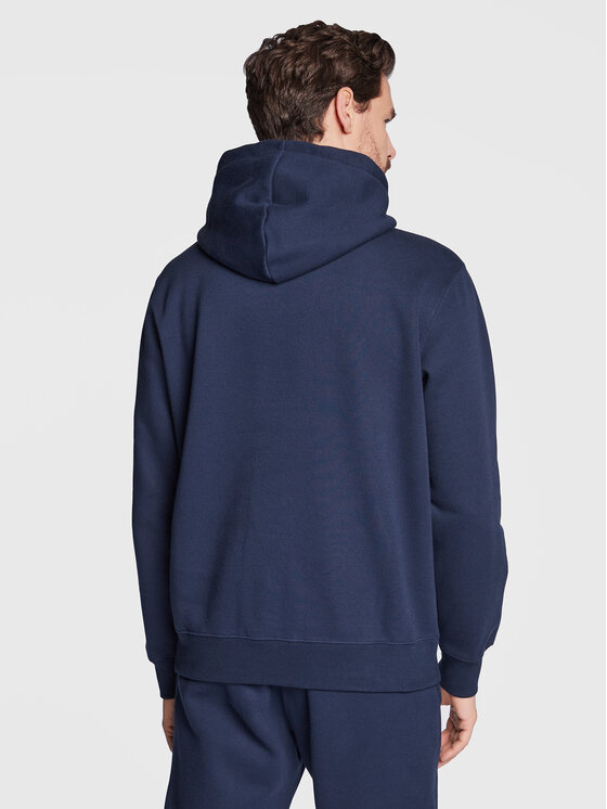 Felpa Heavy Fleece 217865 Blu scuro Regular Fit