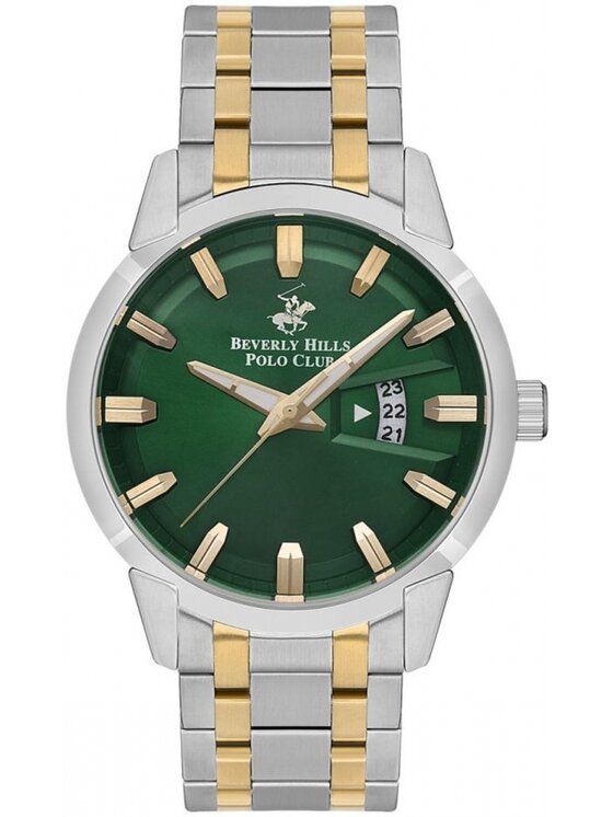Zegarek Beverly Hills Polo Club, Zielony, BP3536X.270