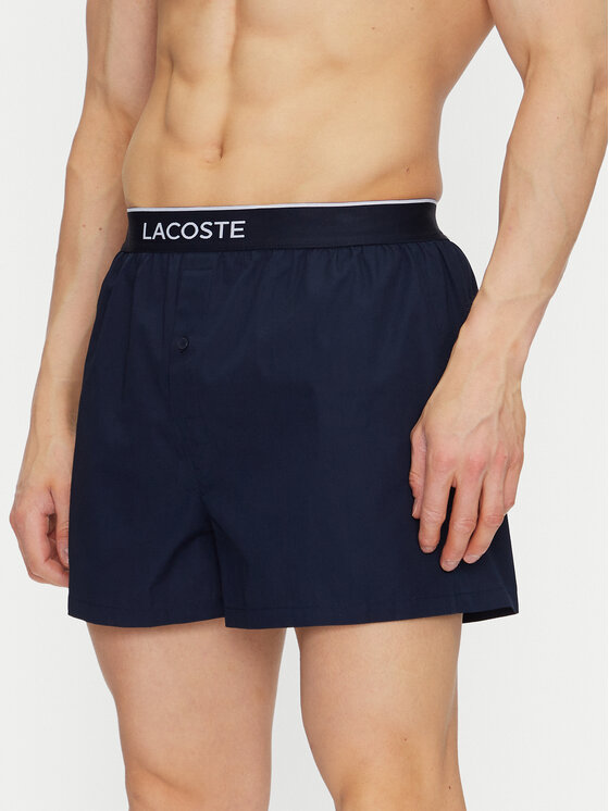 Lacoste Lacoste Bokserių komplektas 7H1283 Tamsiai mėlyna