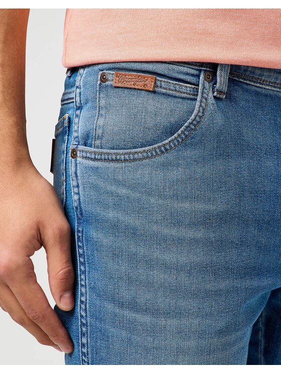 Wrangler Wrangler Jeansy Texas Slim Niebieski Slim Fit