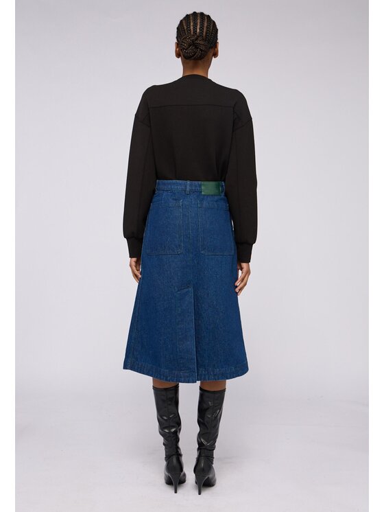 Trussardi Trussardi Gonna 1403A000648N0H4 Blu A-Line Fit