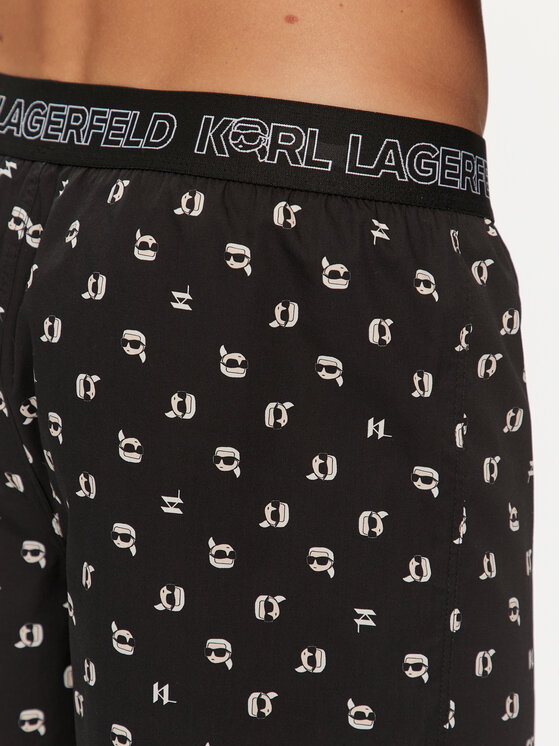 KARL LAGERFELD KARL LAGERFELD Set di 3 boxer Ikonik 2.0 246M2101 Nero