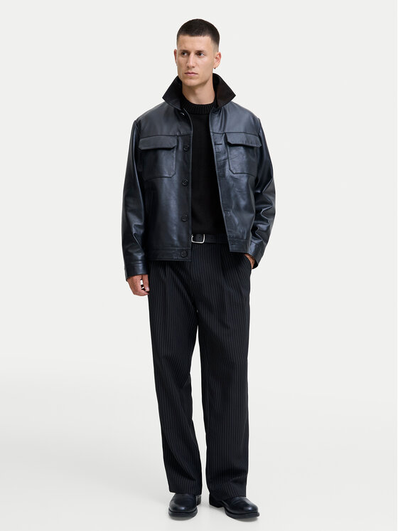 Jack & Jones Jack & Jones Pulover Urban 12278942 Negru Relaxed Fit