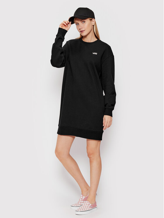 Vans Vans Φόρεμα υφασμάτινο Flying V Bff VN0A5LNV Μαύρο Relaxed Fit