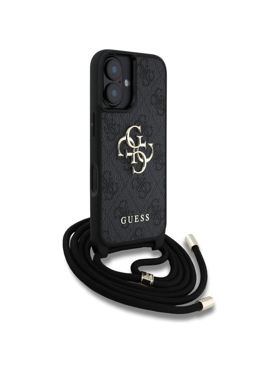 Guess Guess Etui na telefon Apple iPhone 16 Czarny