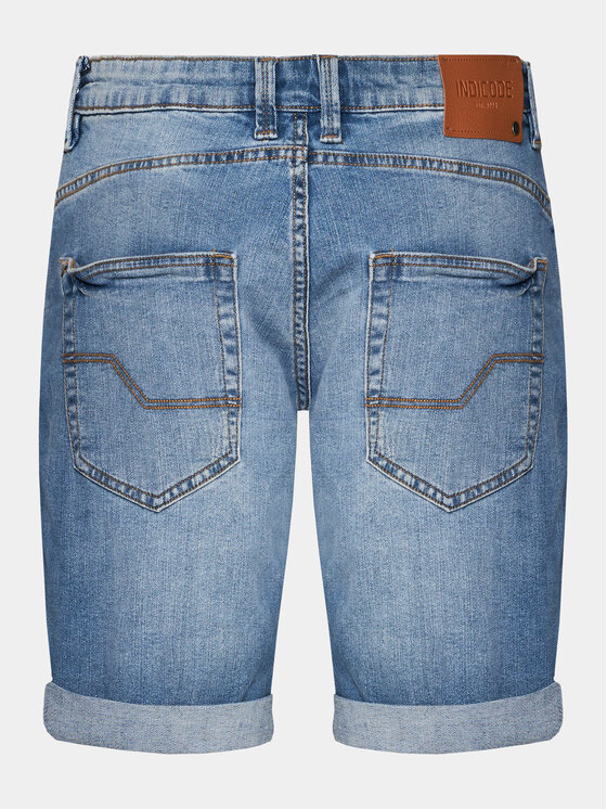 INDICODE INDICODE Farmer rövidnadrág Kaden 70-100 Kék Regular Fit