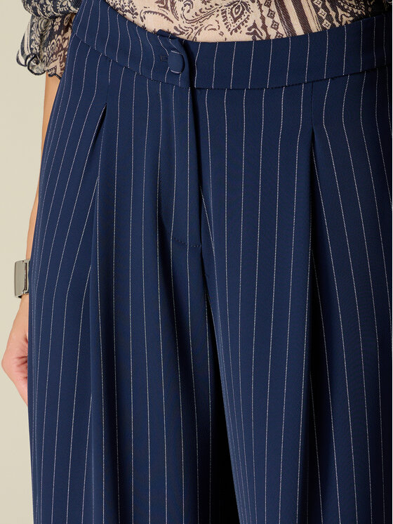 Oltre Oltre Pantaloni di tessuto P08LR009840N0Z4 Blu Baggy Fit