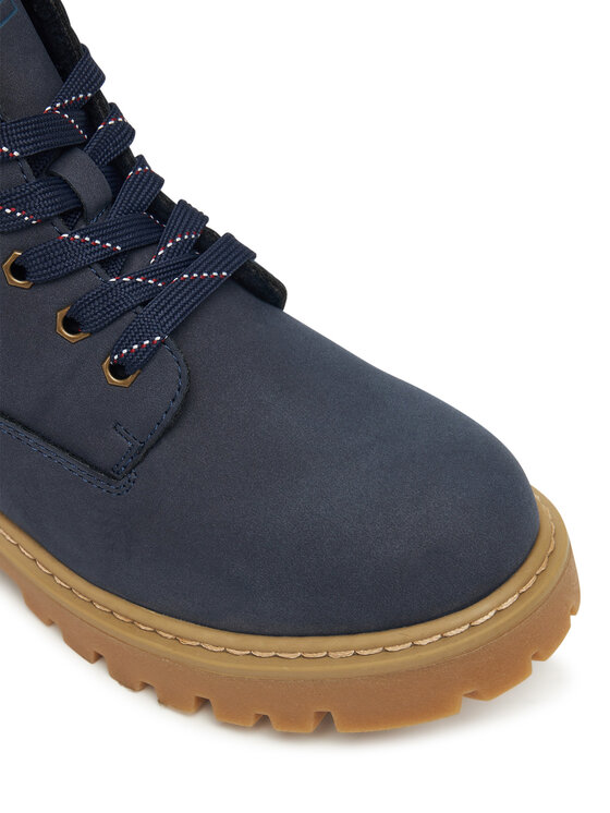 Tommy Hilfiger Tommy Hilfiger Outdoorová obuv T3X5-34125-1269 D Tmavomodrá