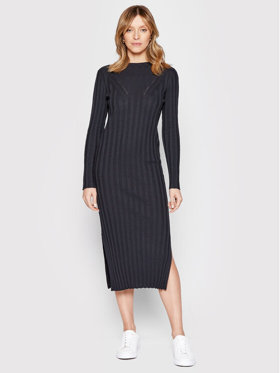 Marc O'Polo Marc O'Polo Трикотажна сукня 203 5010 67065 Сірий Slim Fit