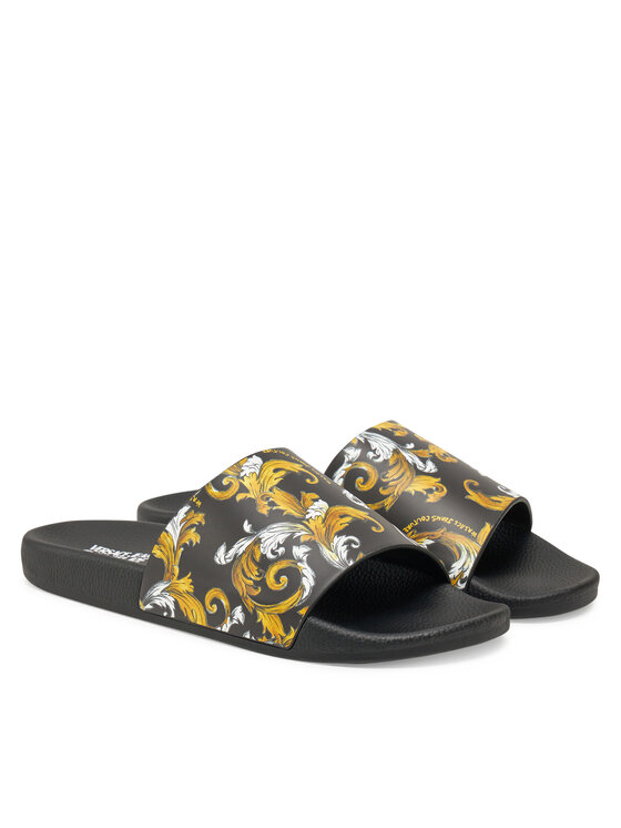 Versace Jeans Couture Versace Jeans Couture Papucs 78YA3SQ4 Fekete