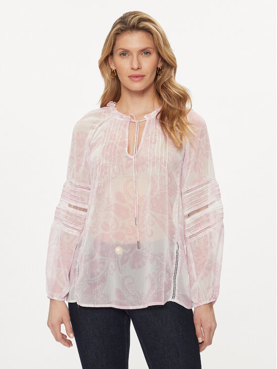 Guess Bluză Gilda W3GH60 WDW82 Colorat Comfort Fit