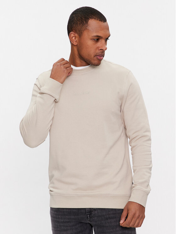 Only & Sons Only & Sons Sweatshirt Levi 22028150 Beige Relaxed Fit