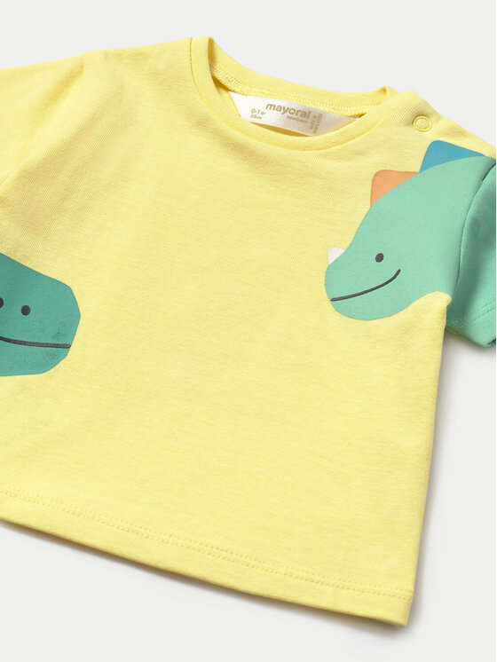 Mayoral Mayoral T-shirt 1037 Giallo Regular Fit