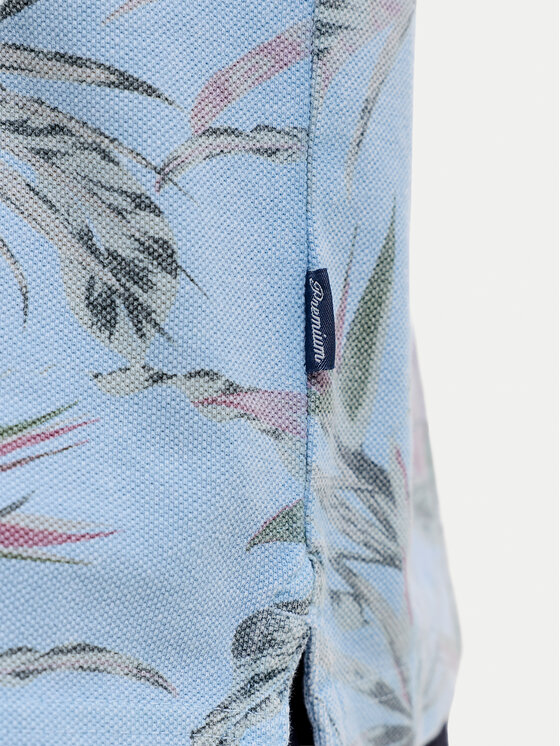 Jack & Jones Jack & Jones Polo majica Blu Hawaii 12295860 Svetlo modra Relaxed Fit