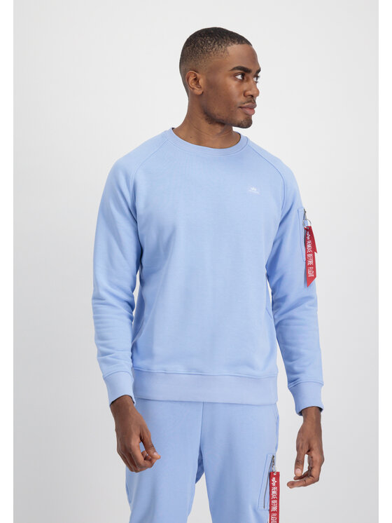 Alpha Industries Alpha Industries Bluza X-Fit Sweatshirt Niebieski Regular Fit