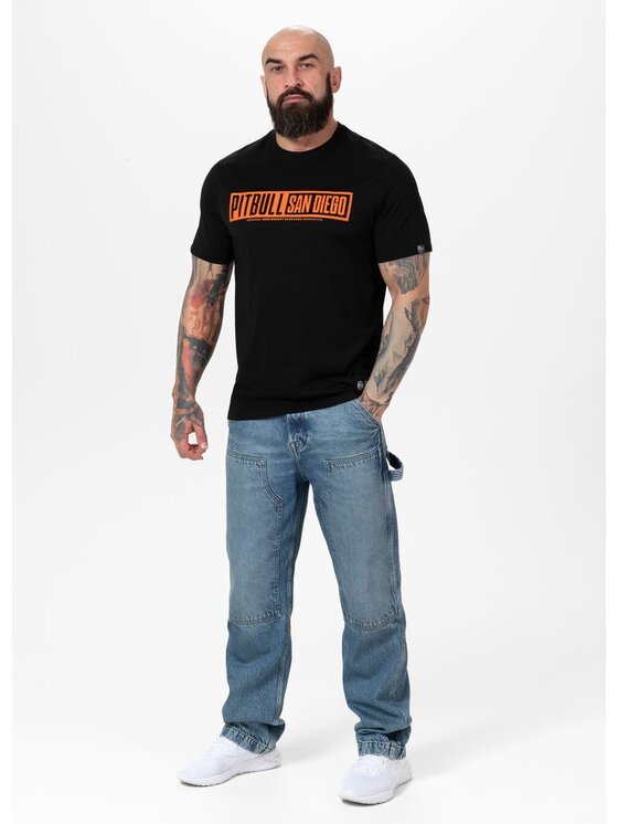 PITBULL PITBULL T-Shirt Koszulka Czarny Regular Fit