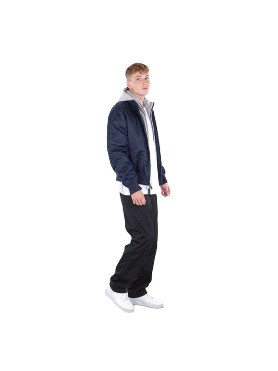 Alpha Industries Alpha Industries Kurtka bomber AI.183110-07-L Granatowy Regular Fit