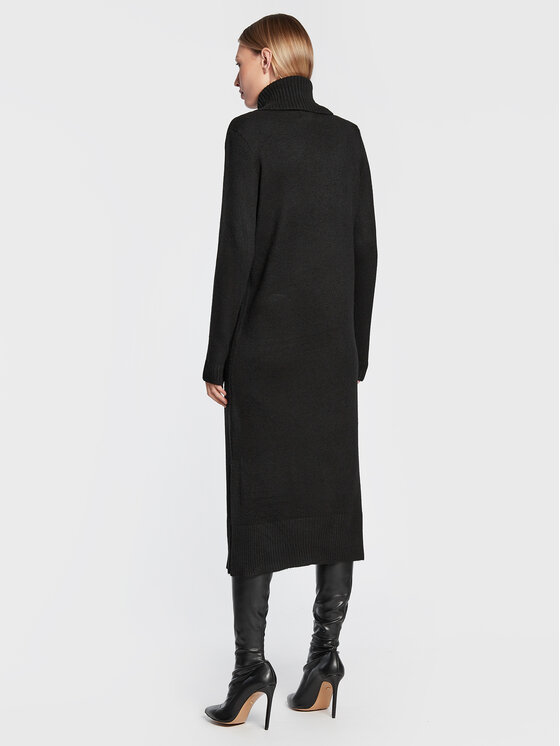ONLY ONLY Sukienka dzianinowa Brandie 15214595 Czarny Regular Fit