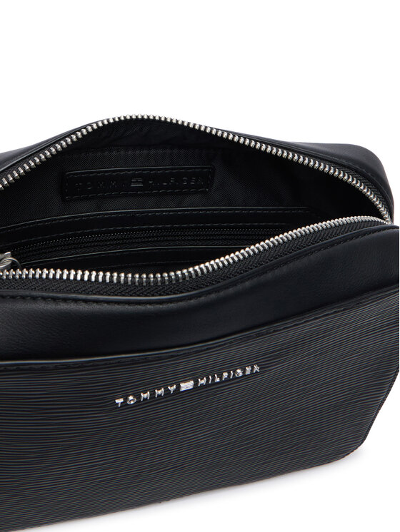 Tommy Hilfiger Tommy Hilfiger Kozmetická taštička Th Business Saffiano Washbag AM0AM14803 Čierna