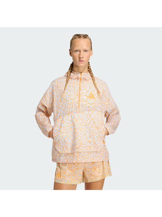 adidas adidas Wiatrówka 161800 Biały Loose Fit