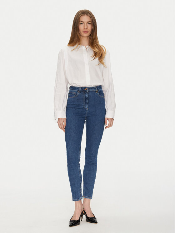 Elisabetta Franchi Elisabetta Franchi Teksad PJ-86I-51E2-V320 Tumesinine Regular Fit