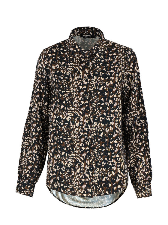 Volcano Volcano Koszula K-WILD Czarny Regular Fit