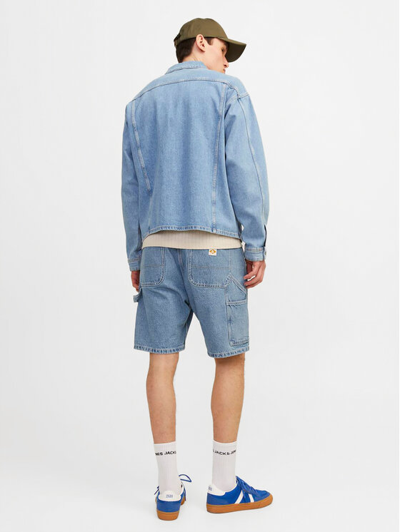 Jack&Jones Jack&Jones Kratke traperice Jjitony 12252719 Plava Loose Fit