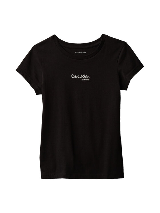 Calvin Klein Jeans Calvin Klein Jeans Tričko Signature IG0IG03061 Čierna Regular Fit
