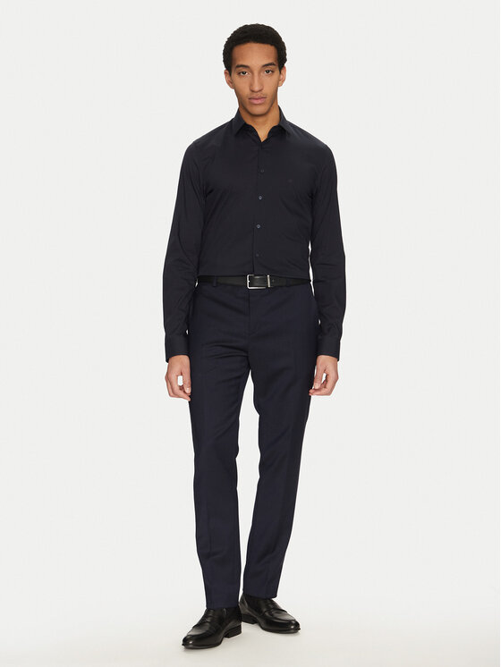 Calvin Klein Calvin Klein Koszula K10K114356 Granatowy Regular Fit
