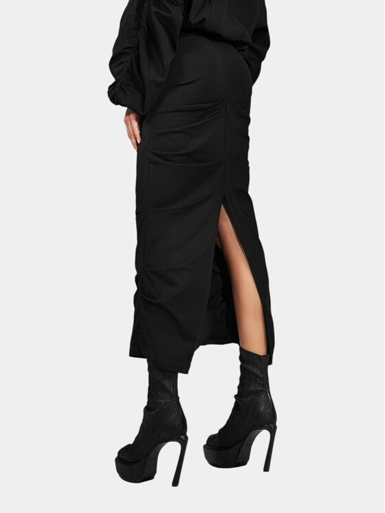 MADE BY SOCIETY MADE BY SOCIETY Spódnica maxi ETHER - F27545 Czarny Basic Fit