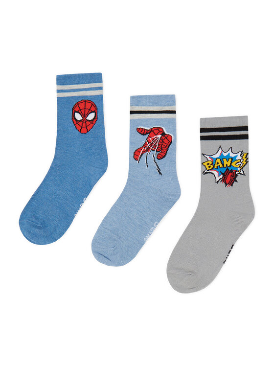 Spiderman Ultimate Spiderman Ultimate Pikad sokid CEO-ACCCS-SS26-307SPRMV(3-PACK) Värviline